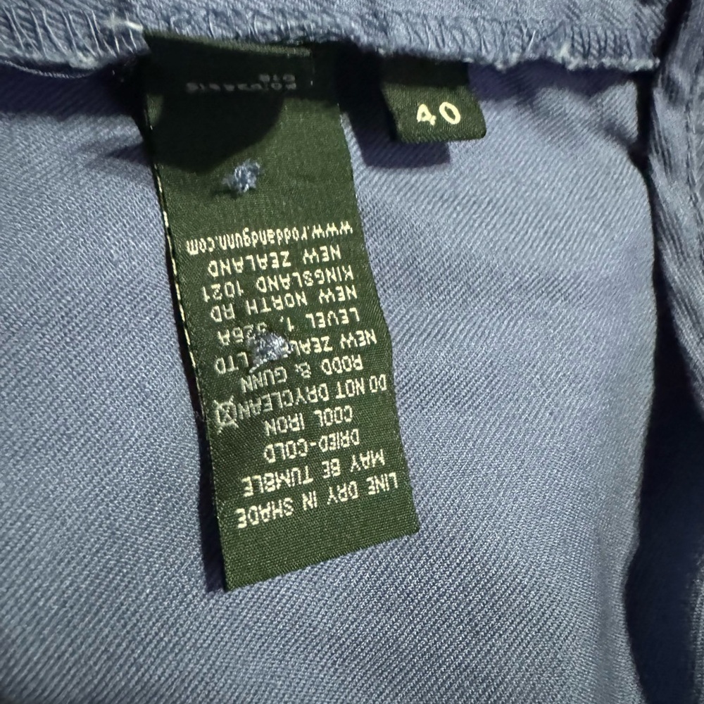 Rodd & Gunn Royal Blue Cotton Linen Blend Cargo Shorts Size 40 Item # 005813-03 - Picture 5 of 8